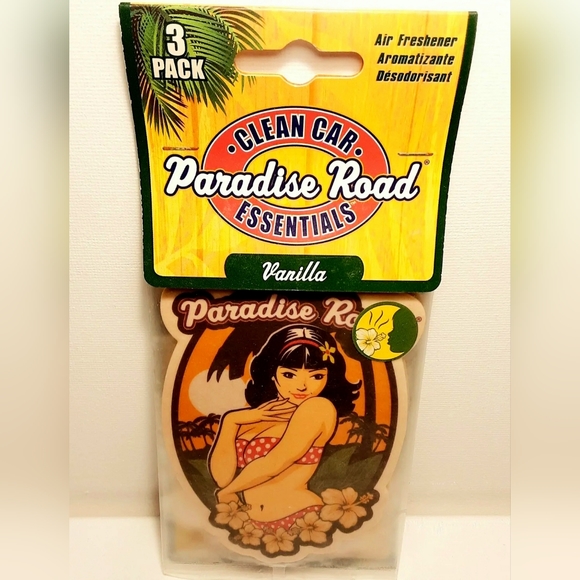 Hanging Car & Home Air Freshener Pack of 3 Hawaiian Pinup Girl - Picture 2 of 15